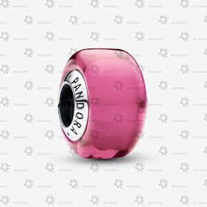 Pandora Pink Mini Murano Glass Charm